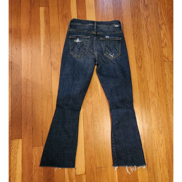 Mother The Insider Crop Step Fray in "Wicked Wildflower" High Waist Sz 25 - Picture 4 of 10